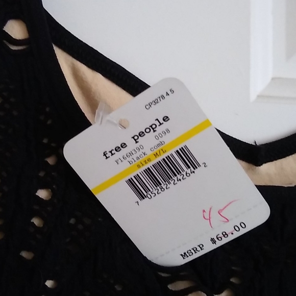 FREE PEOPLE Medallion Slip Body Con Lace Dress - Picture 4 of 6